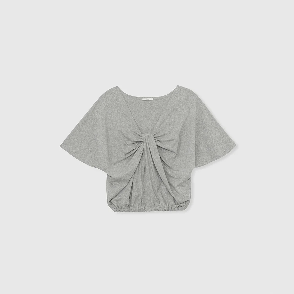 Flow drape tee (Melange gray)