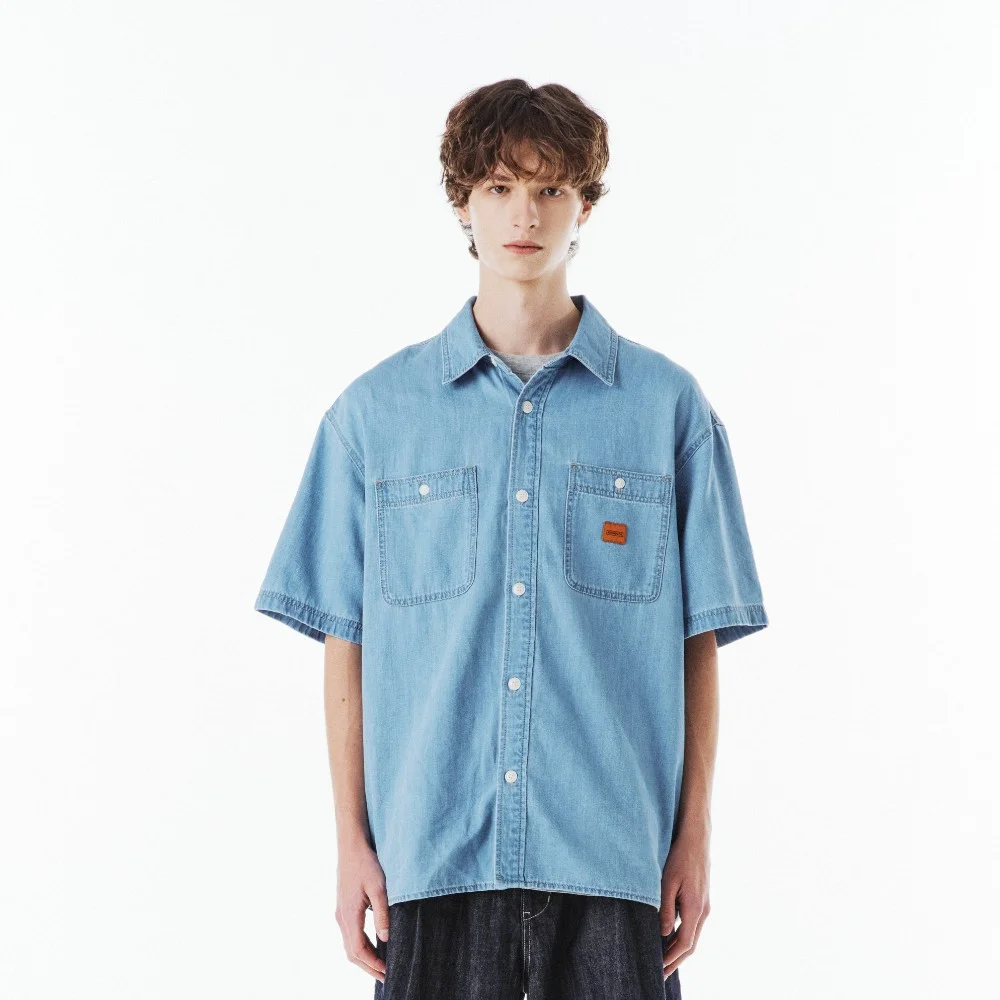 SUMMER DENIM SHIRT - L/BLUE (P262MSH481)