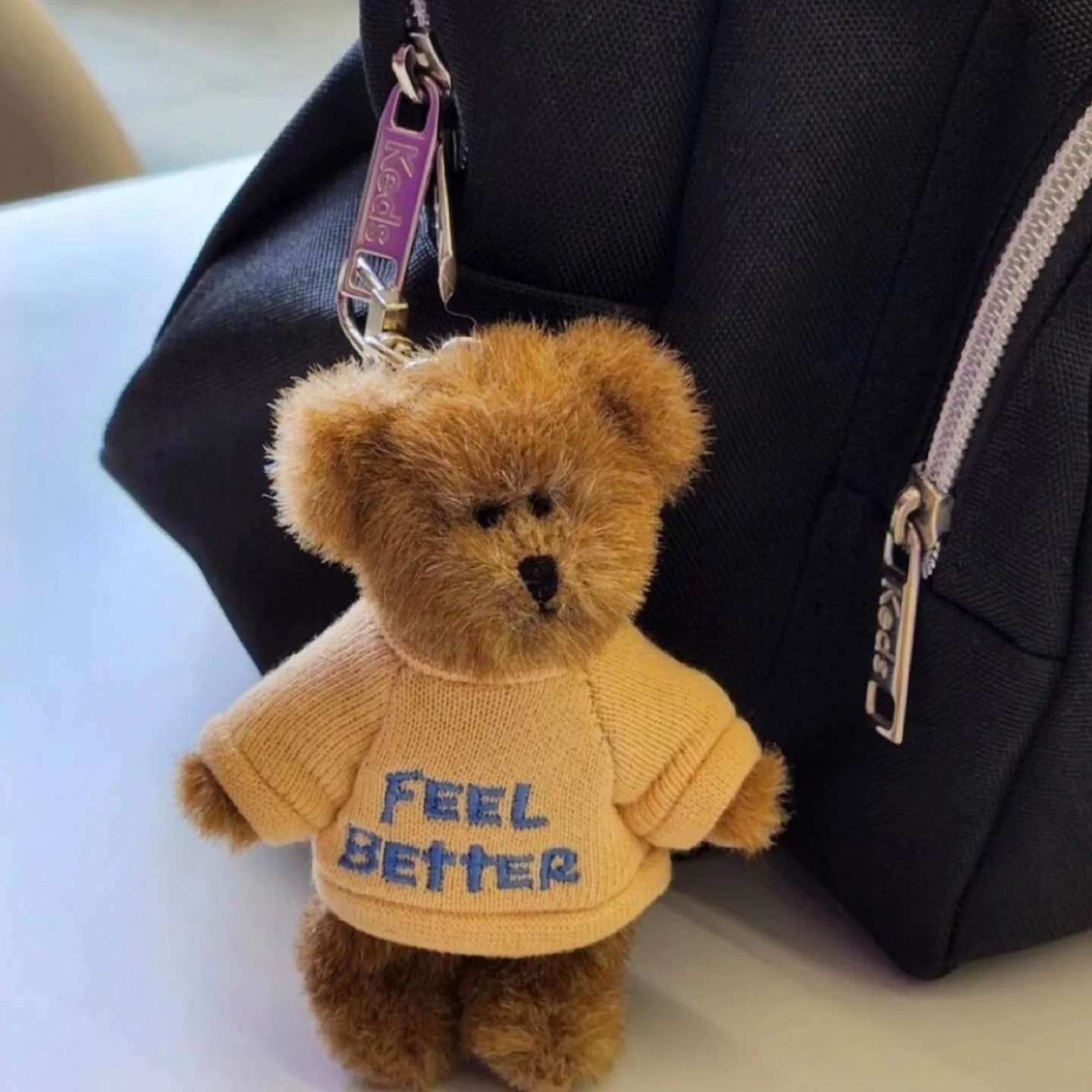 Boys Bear Jjokomi Message 熊 玩偶 鑰匙扣 bear keyring