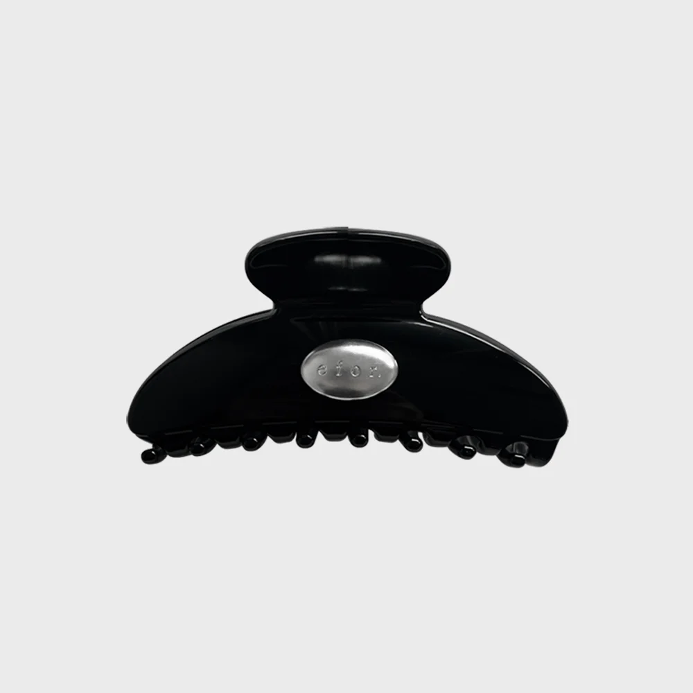 Logo Button Hair Clip M