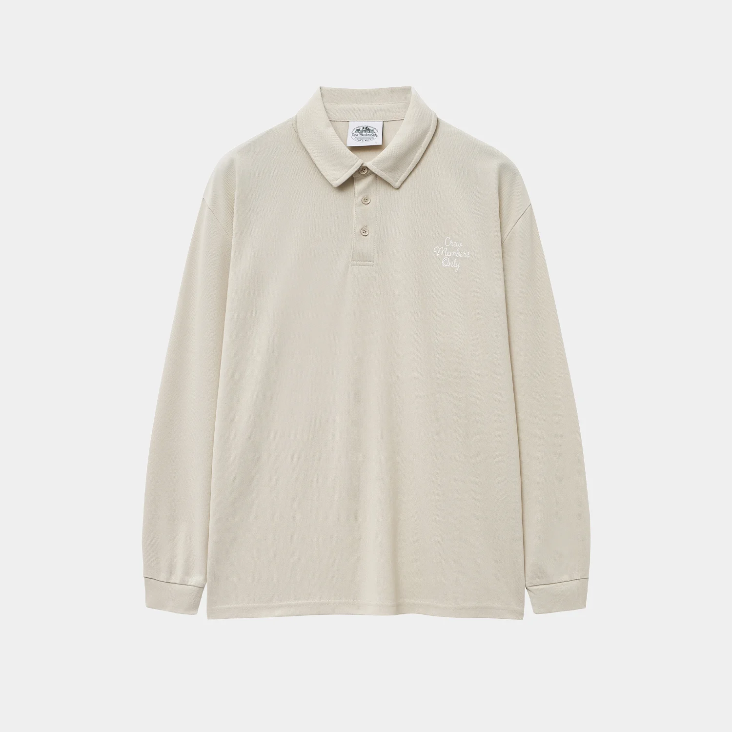 RESORT LONG SLEEVE POLO BEIGE