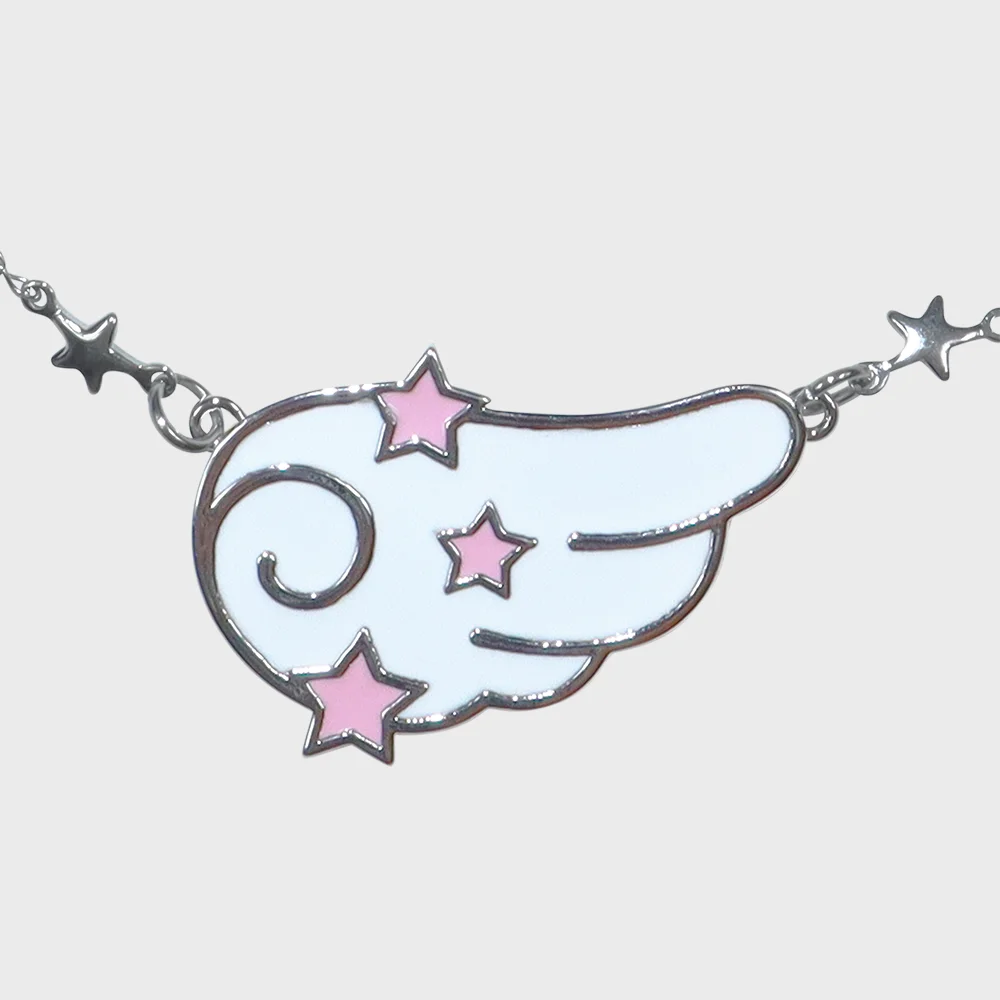 wing with stars necklace