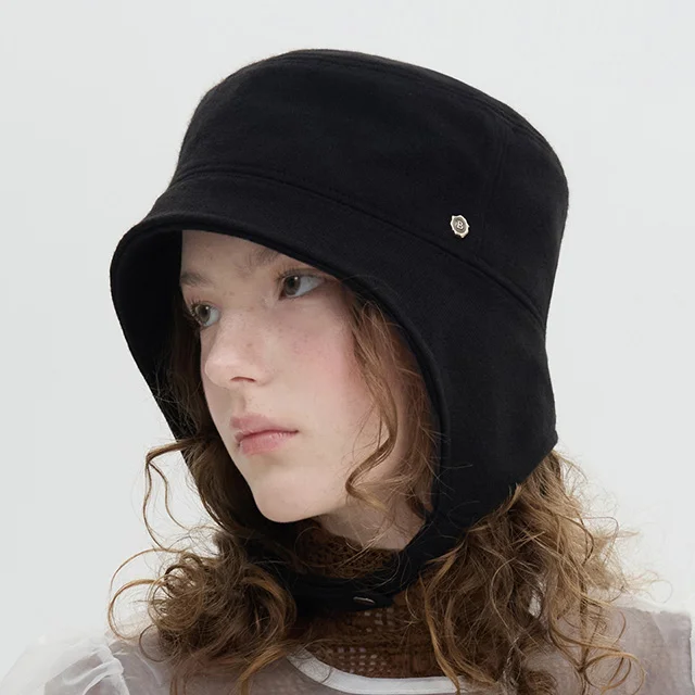 Short Brim Ear Flap Cap