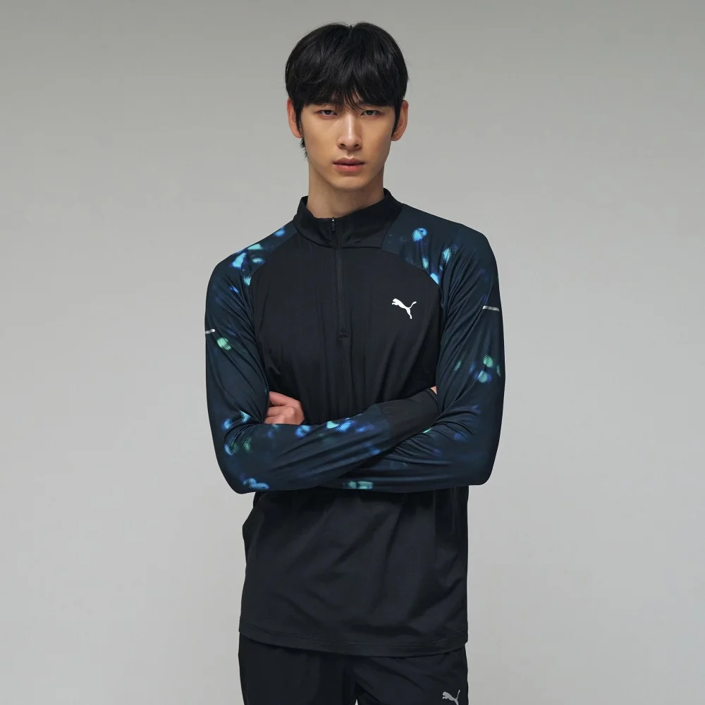 M 跑步 半拉鏈 T恤 M Running Half-Zip Tee (52950001)