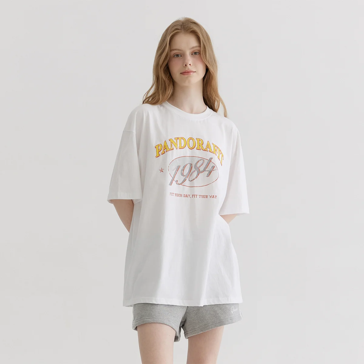 1984 Vintage Crack T-shirts (white)