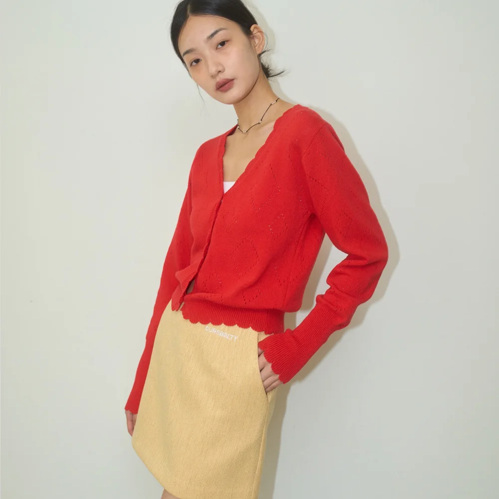 Saalty Tweed Mini Skirt / Butter