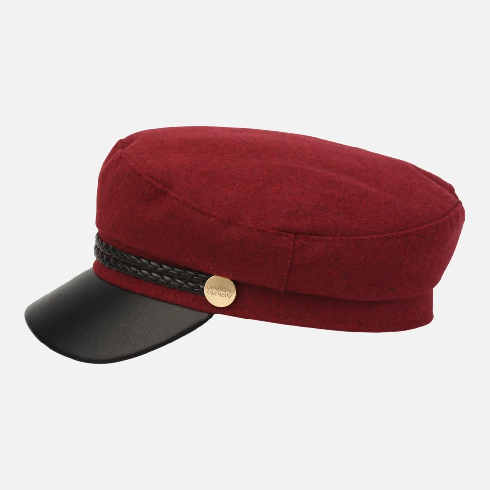 Wool Punk Rope Red Marine Cap Marine Cap