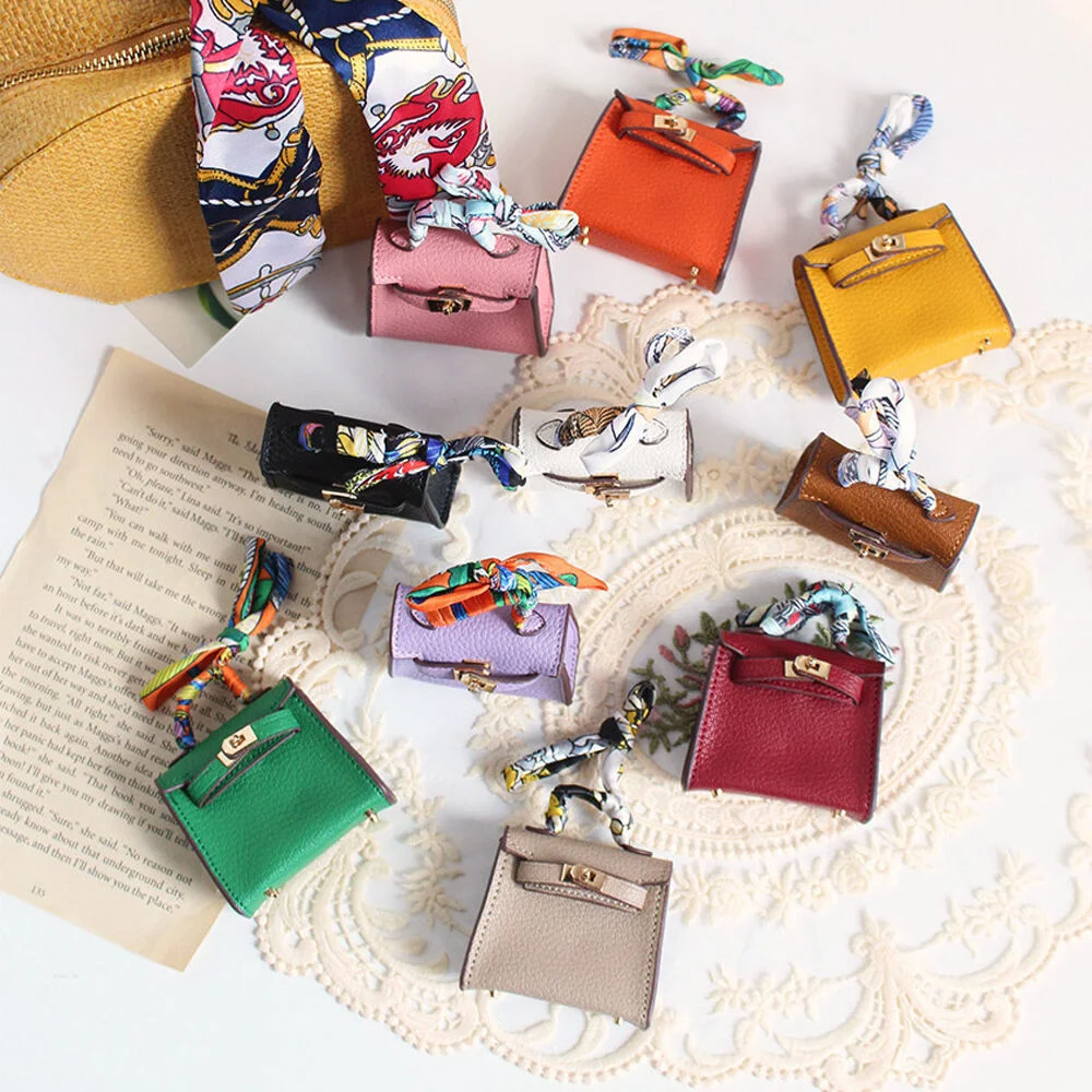Jane 迷你袋 袋 鑰匙扣 飾品 (10color)