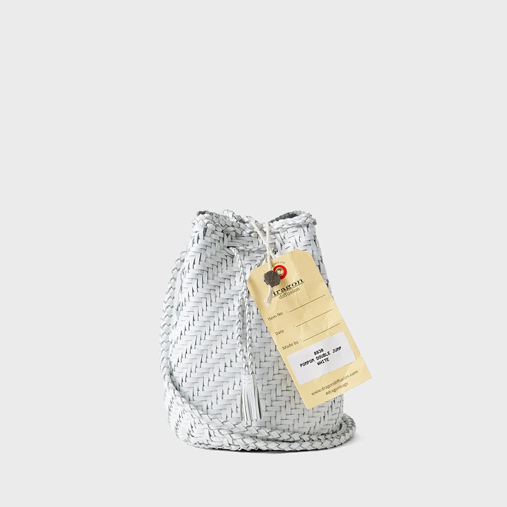 Pom Pom 雙 Jump 8838 White Dragon Bag
