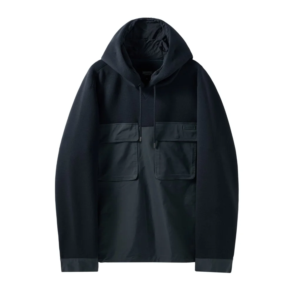 CITY SWEAT HOOD T-SHIRT - D/NAVY (P244MHD202)