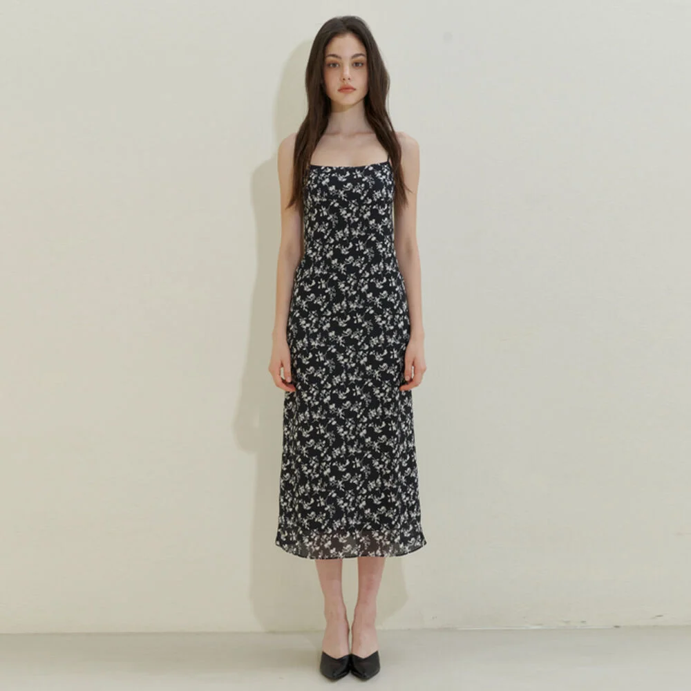 Iris long dress - black