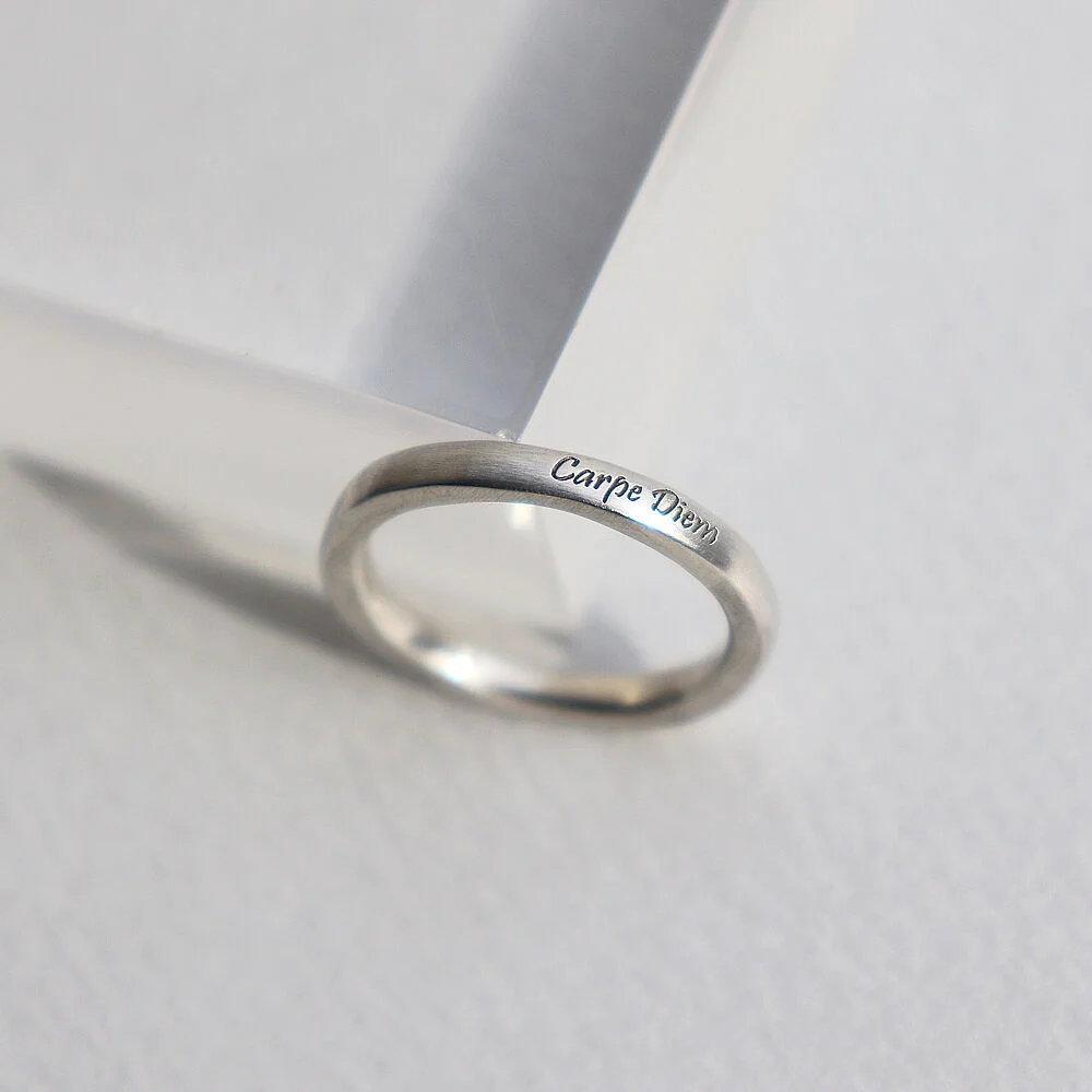 only for me initial simple Ring 只為我 字母 簡約 戒指