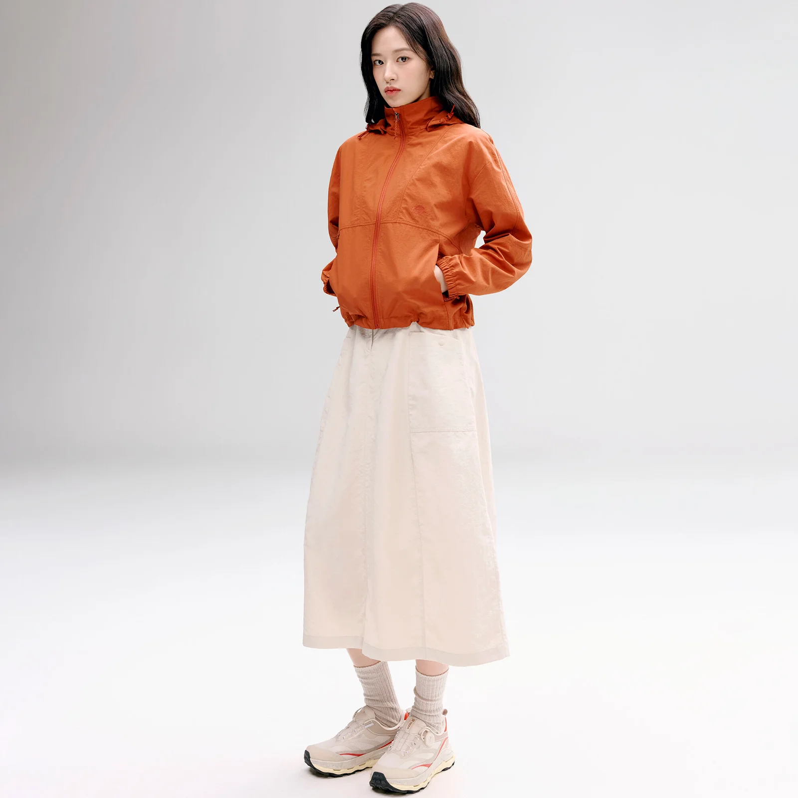 NEPA/Official Direct 7M21864 女裝 微風 長 半身裙_LIGHT BEIGE