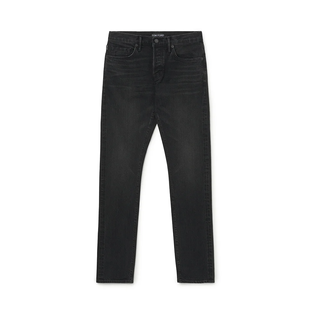 (M) Tom Ford 中腰 修身 剪裁 牛仔 - 黑色 (DPS001 DMC005S23 LB998)