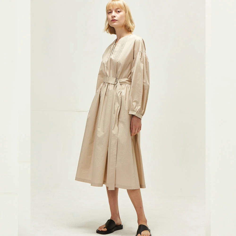 puff sleeve dress (bg)