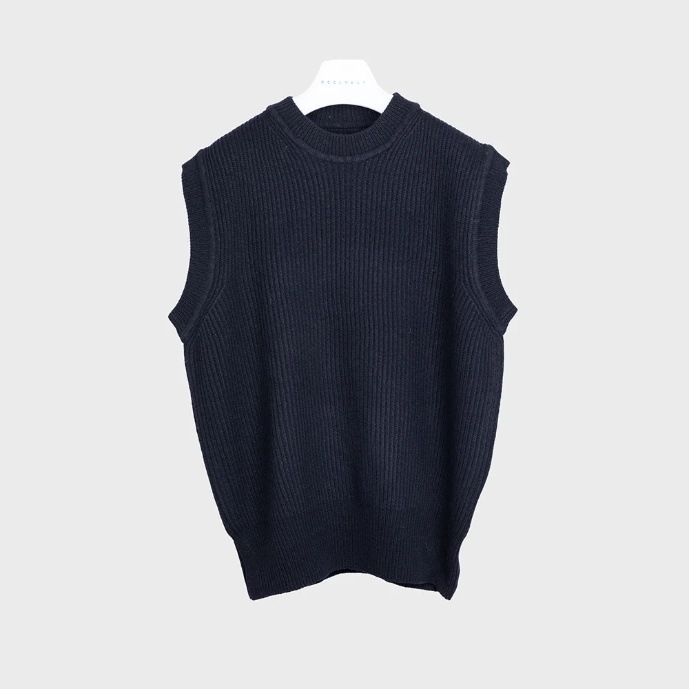 RELAXED VEST_D/NAVY