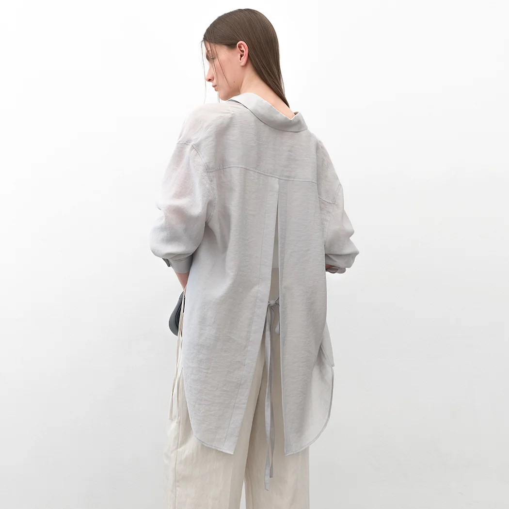ASTER BACK RIBBON SHIRT(BL-4300)_2Colors