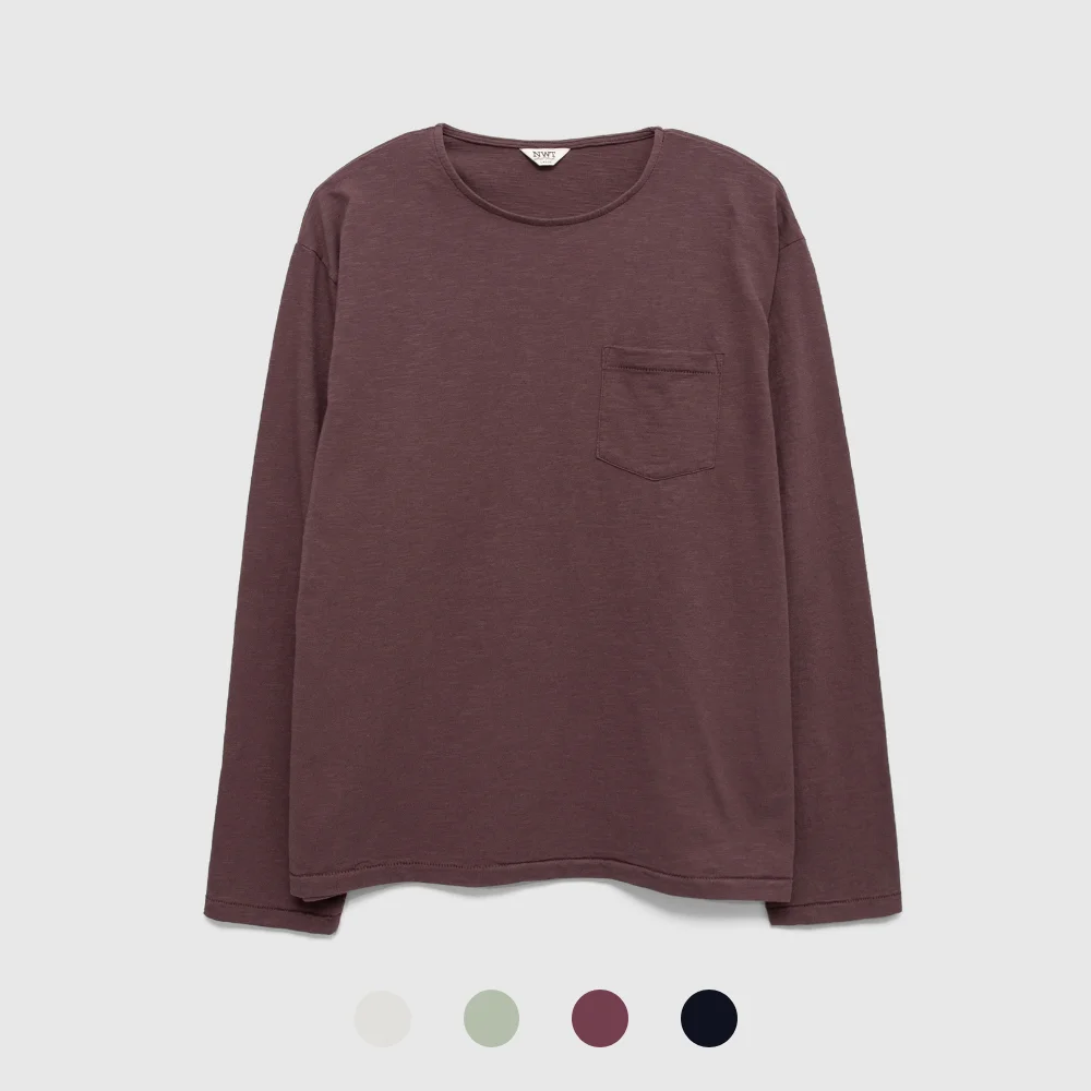 Slub Pocket Tee - 4 Color