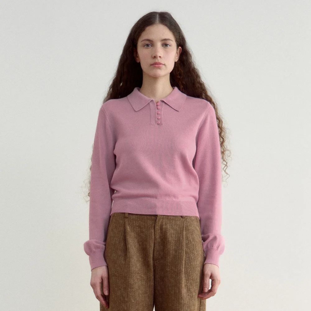 Anna Pique Knit (Pink)