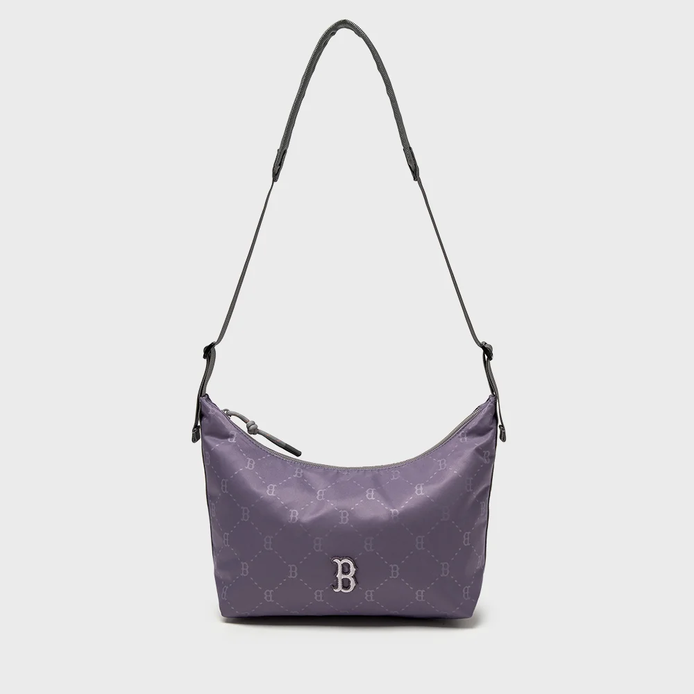 菱形 Monogram 運動風 Hobo Bag BOS (L.Violet)