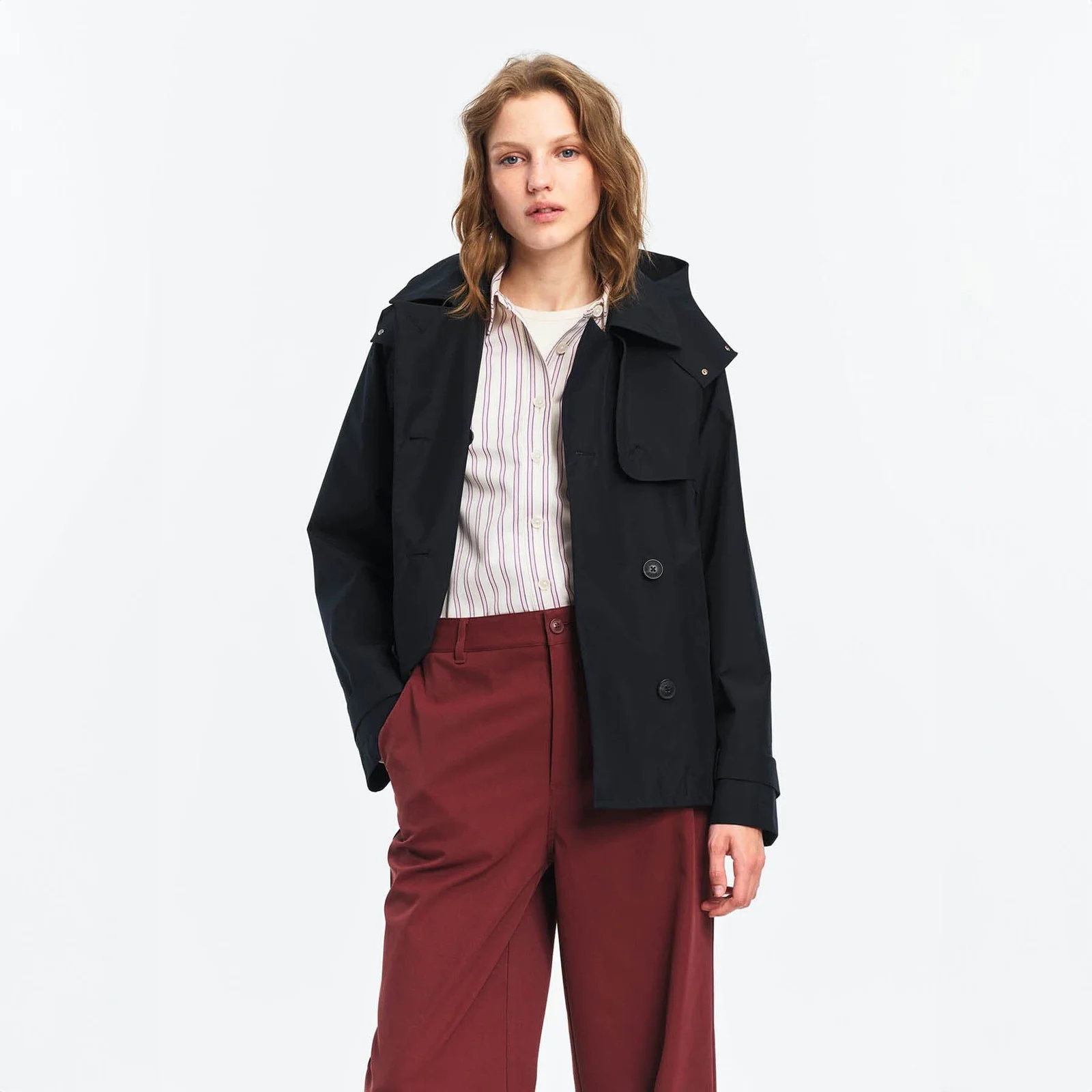 女裝 Gore-Tex 短 風衣 AAW25WOUT001NOI