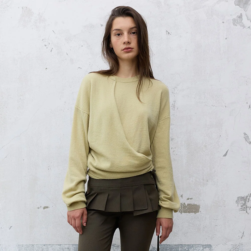 Cashmere Blended Wrap Knit VK6AP976_2color
