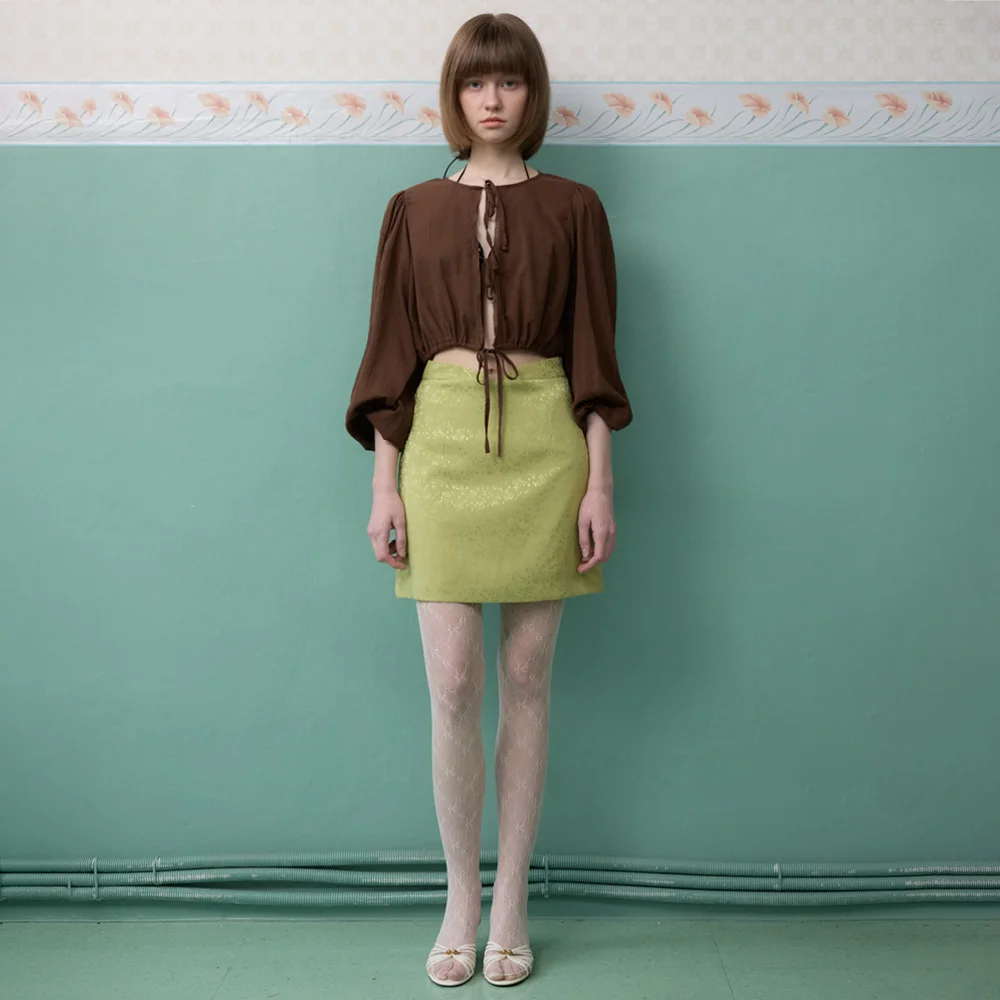 Melly 雙面穿 蕾絲 雪紡衫_Melly Blouse