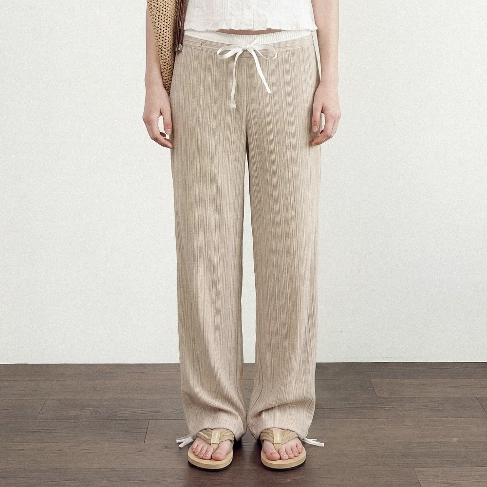 TERRE STRIPE PANTS (BEIGE)