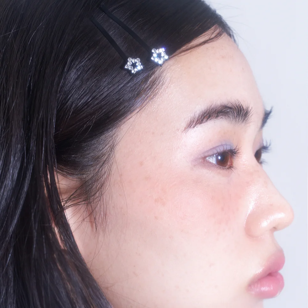star cubic hair pin