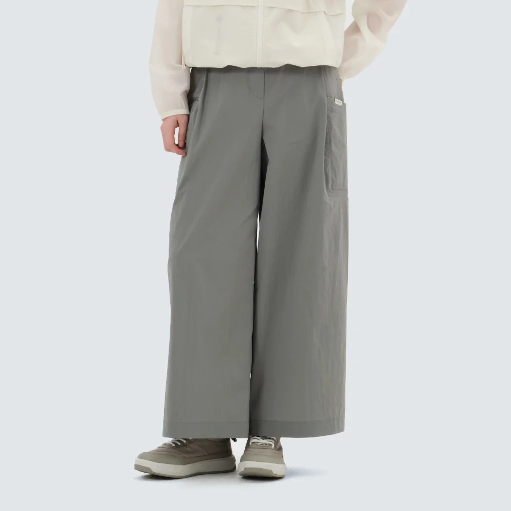 髮根 女裝 寬版 褲子 Light Khaki (S25MWRPT65)