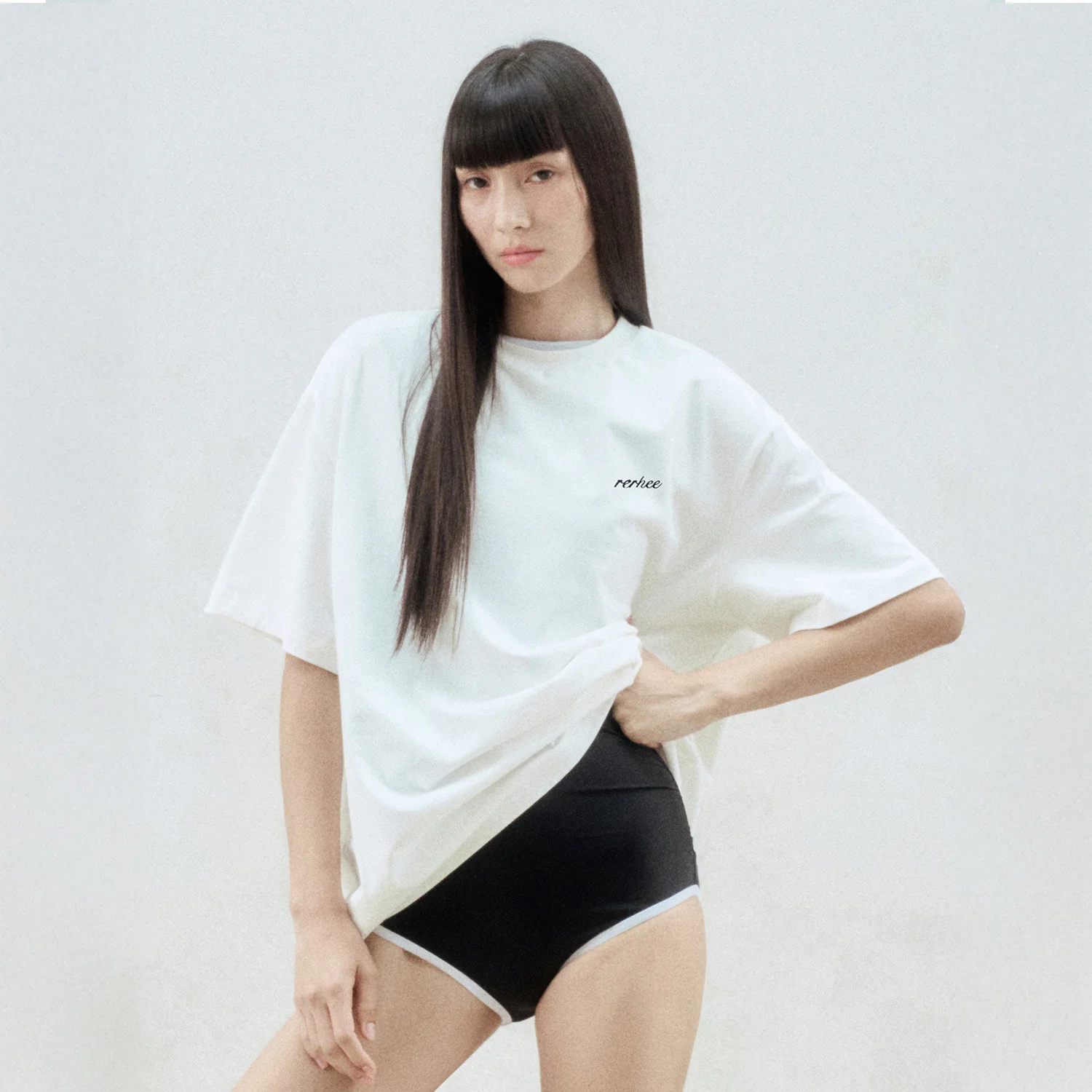 LOGO BACK OVERSIZED T-SHIRT WHITE