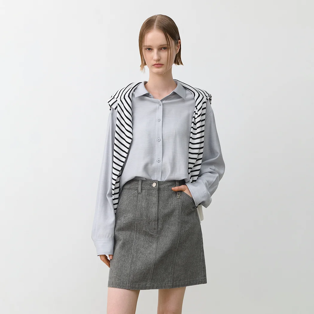 ESSENTIAL PIGMENT MINI SKIRT(SK-5004)_2Colors
