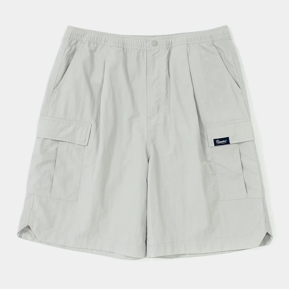 STREET LABEL LOOSE FIT CARGO BERMUDA SHORTS PANTS 淺灰色