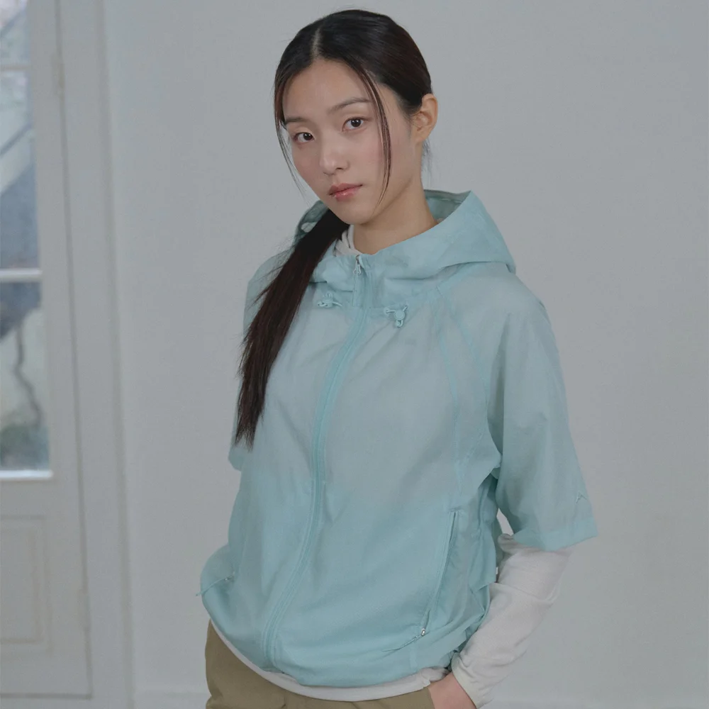 NEPA/Official Direct 7M40667 女裝 魅光 連帽衫 短袖 外套_PALE MINT