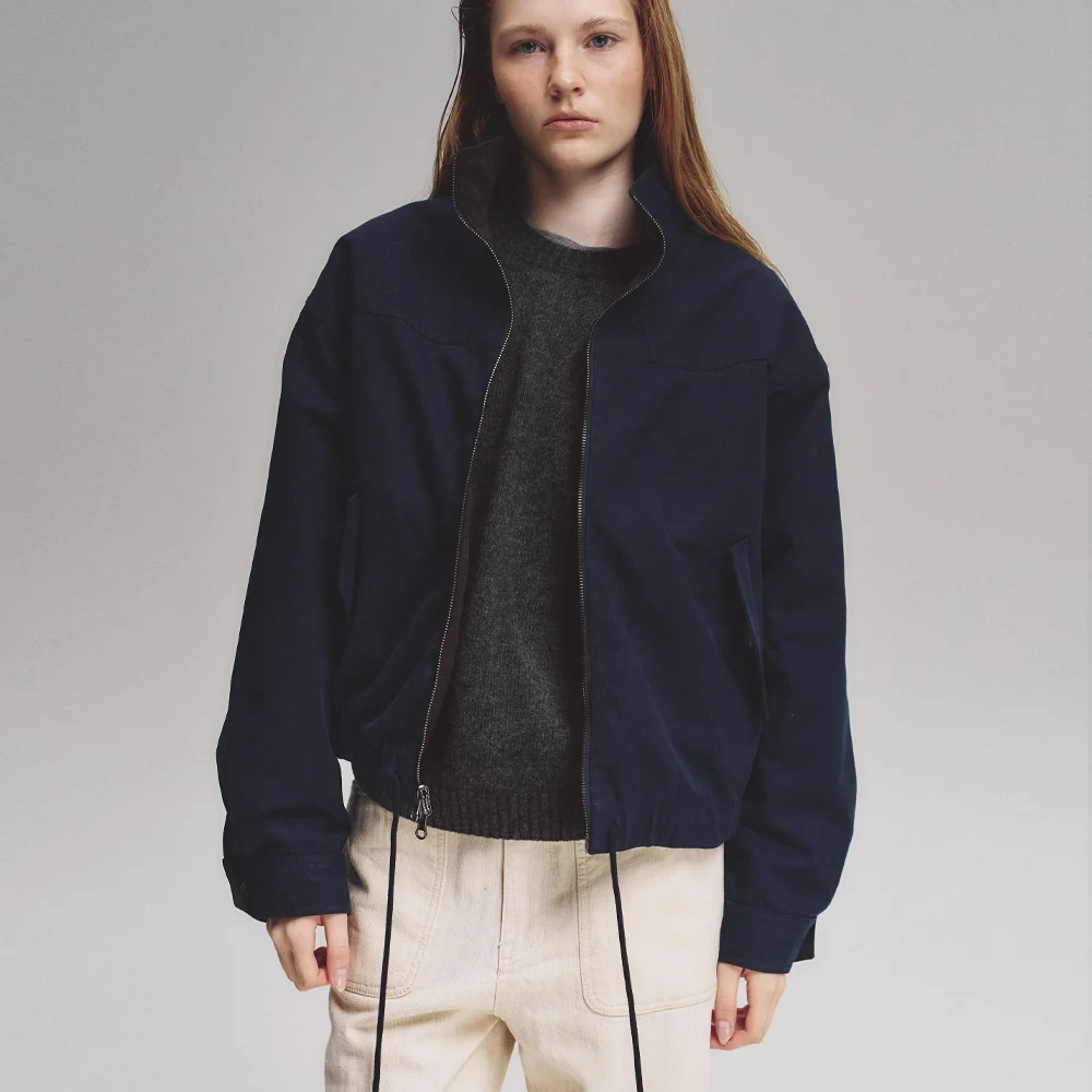 Reversible blouson (navy)
