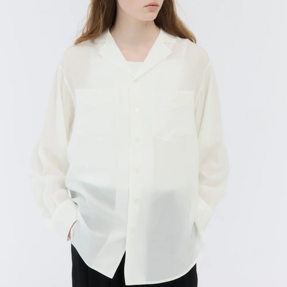 OUT-POCKET BLOUSE / IVORY