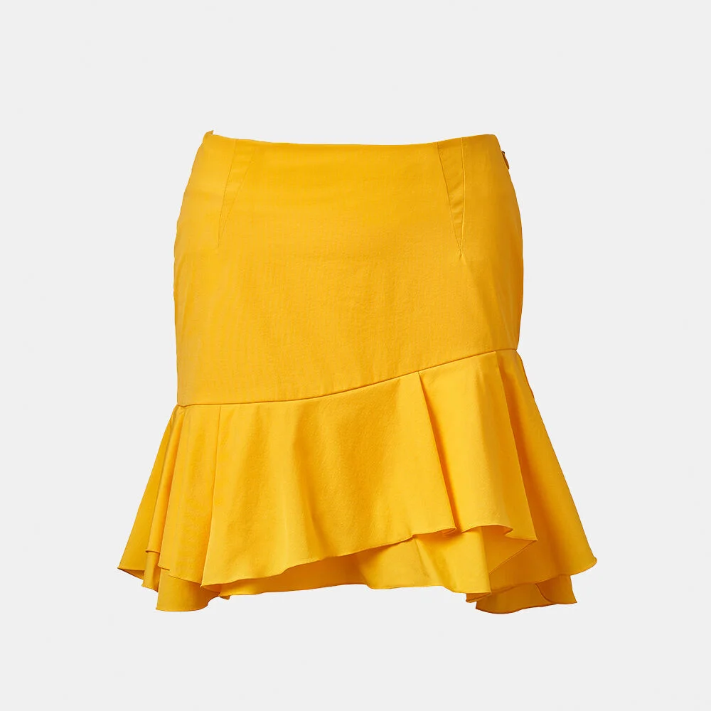can-can mini skirt_yellow