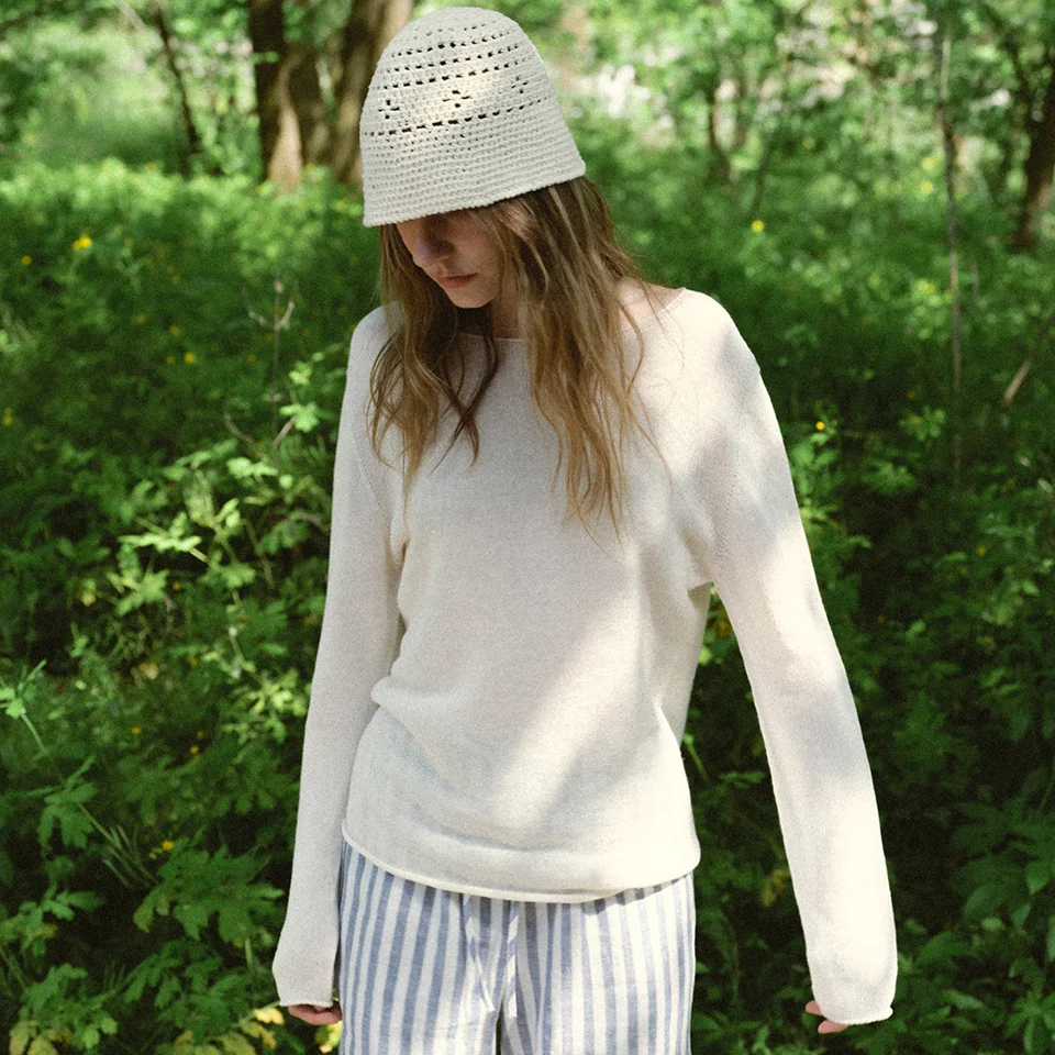 paper wholegarment knit (cream)