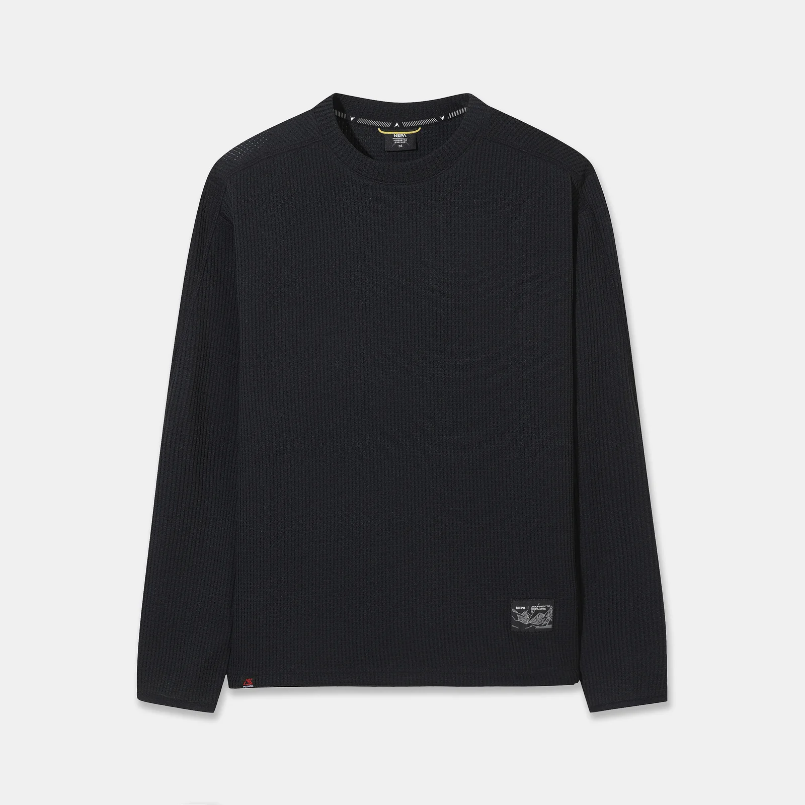 NEPA/Official Direct 7MA5304 男裝 Polartec Power 速乾 網布 長袖_BLACK