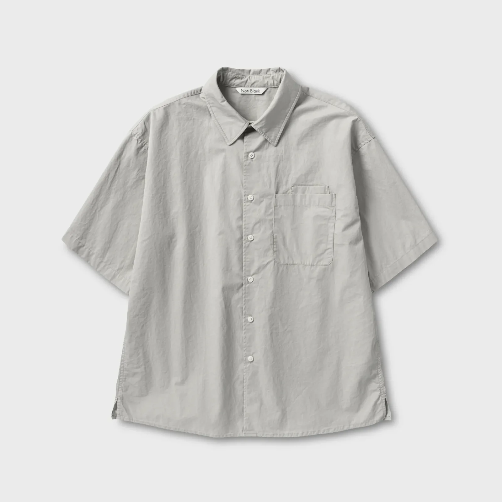 COTTON DRILL HS 襯衫_LIGHT GREY