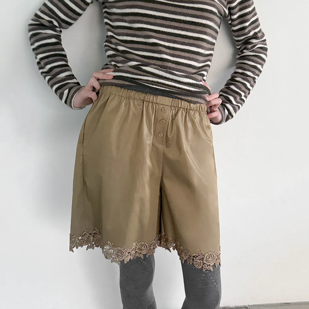 SN Flower Half Pants (Sand)