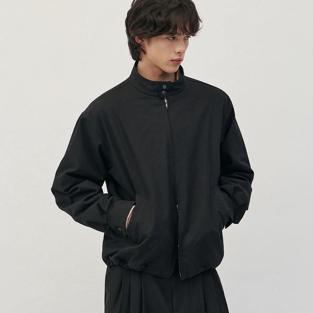 必備款 半 寬鬆版型 Harrington 外套