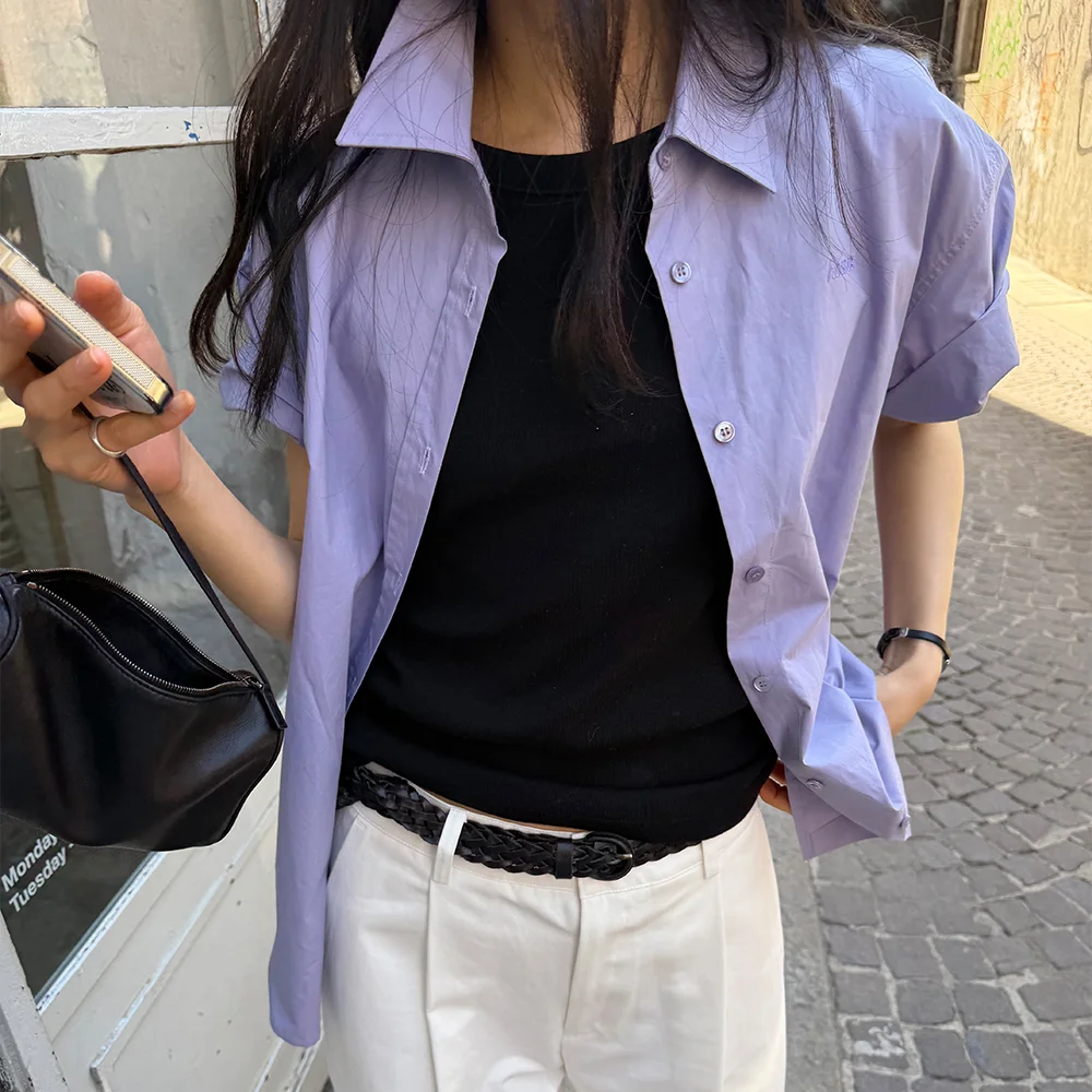 PAPER OVER SHIRT (LAVENDER)