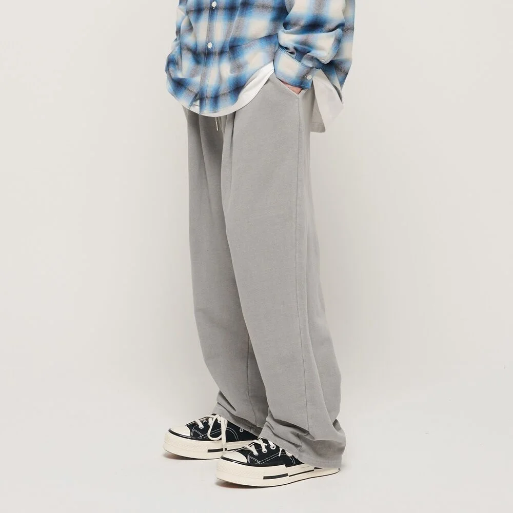 IN PIGMENT TRAINING WIDE STRAIGHT PANTS (LIGHT GARY)