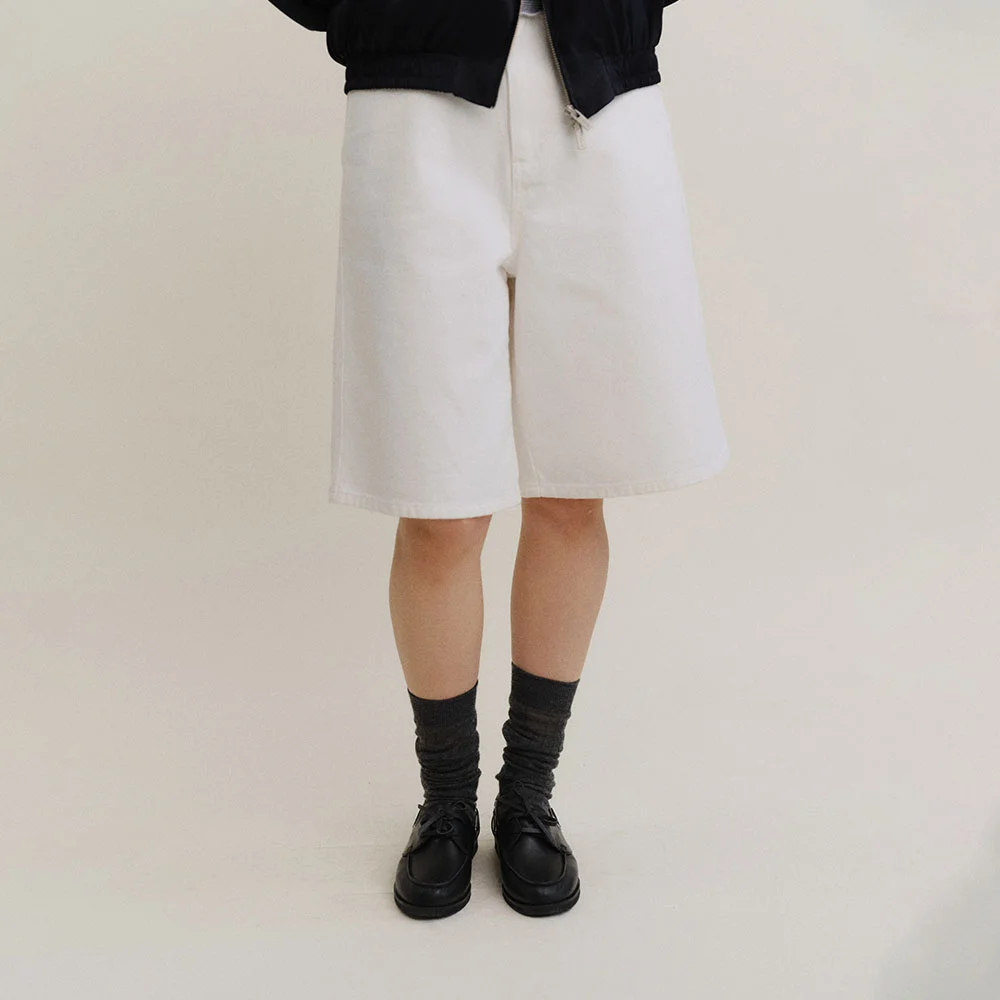 VENDOR BURMUDA DENIM (IVORY)