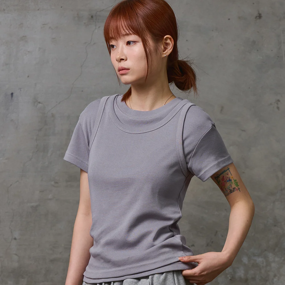 女裝 基本款 層次 T恤 3COLOR