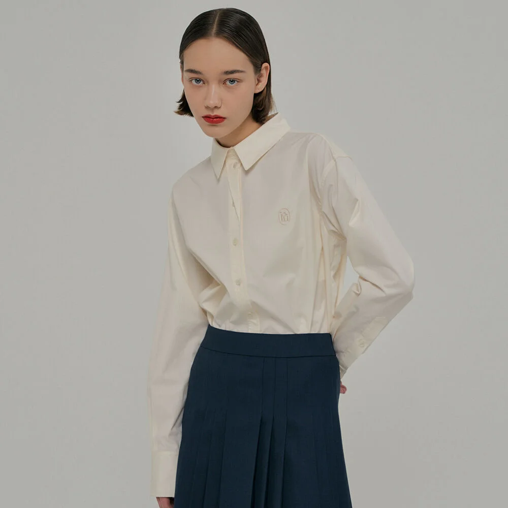 Tidy curve shirts Cream