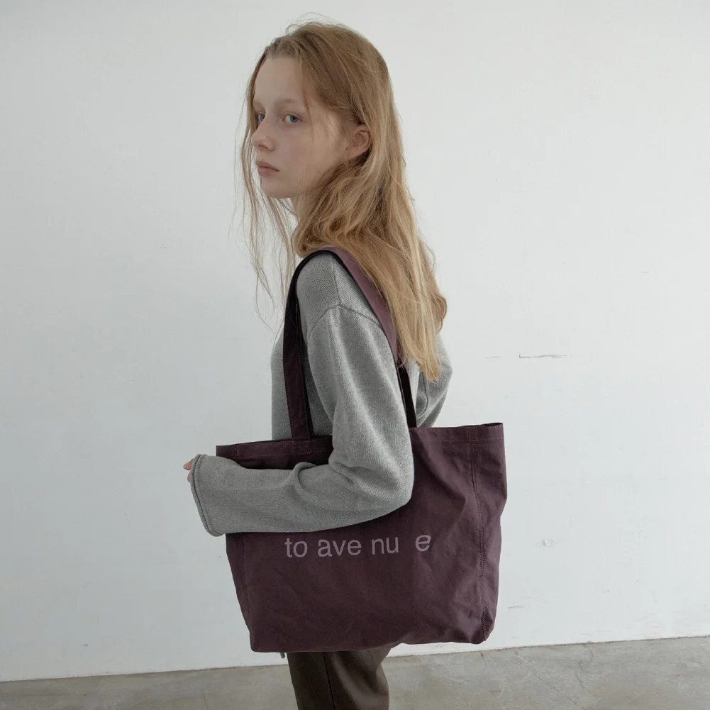 Spaced Logo Eco Bag (Purple)
