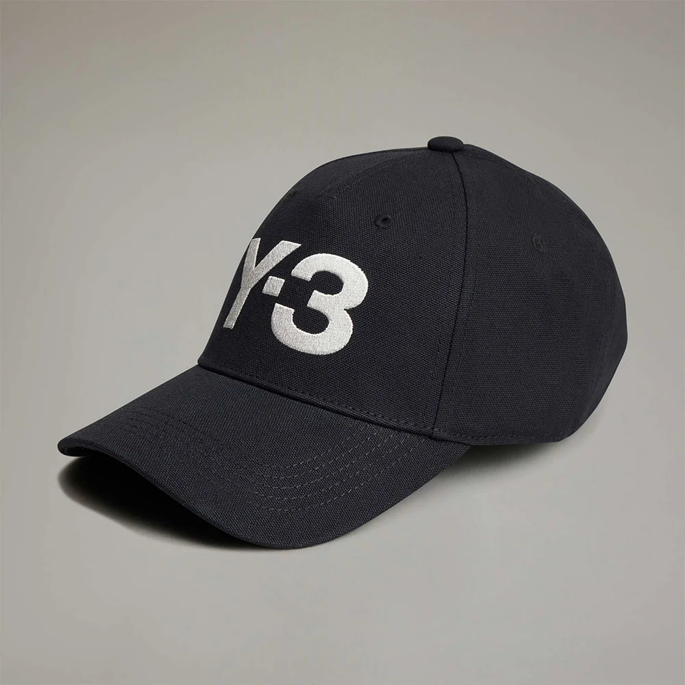 Y-3 標誌 帽 - 黑色:白色 / JP1142