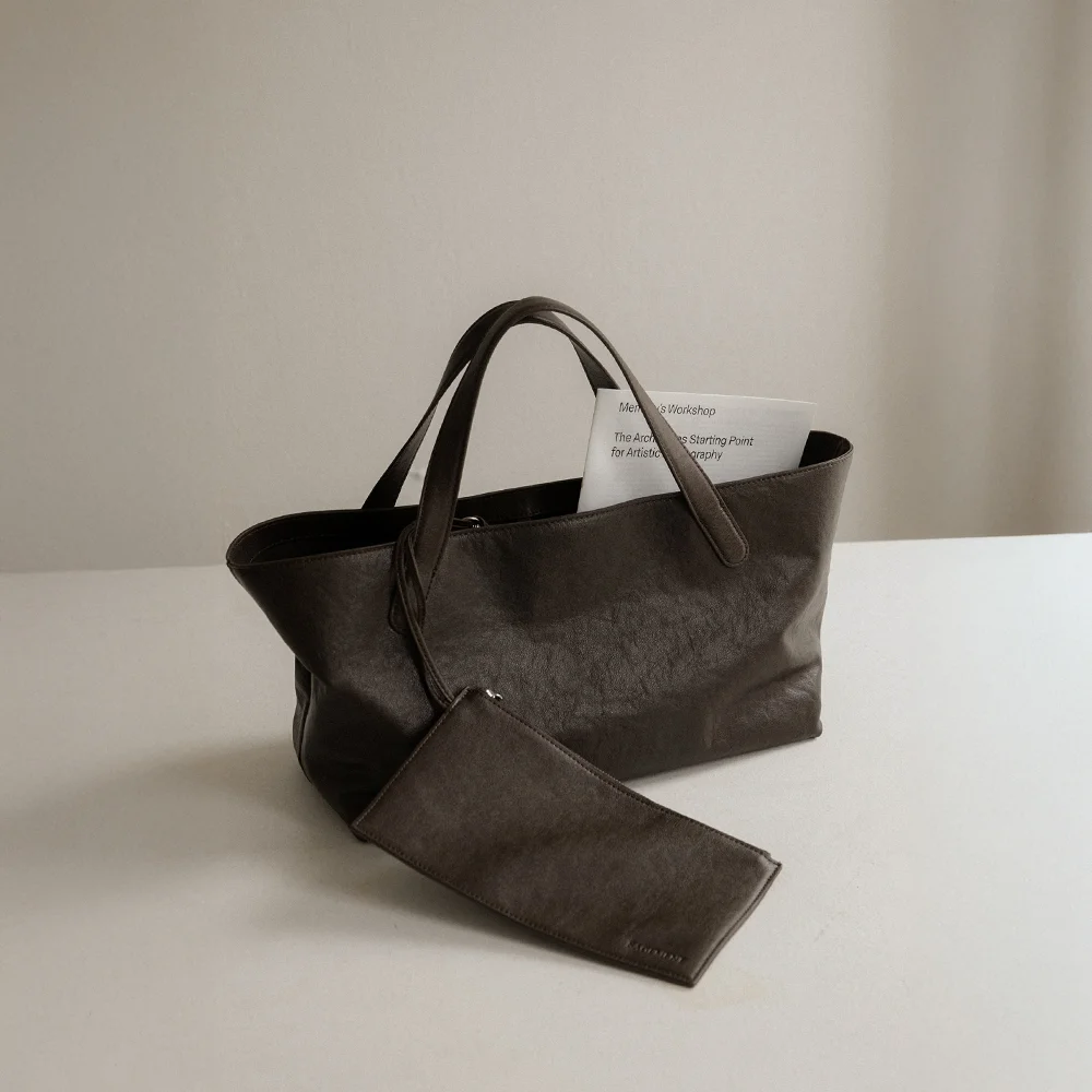 VELOS LEATHER TOTE BAG_BROWN